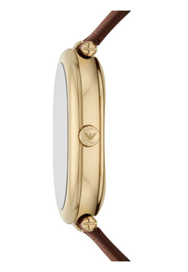 Emporio Armani Zegarek AR11708 Brązowy. Kolor: brązowy