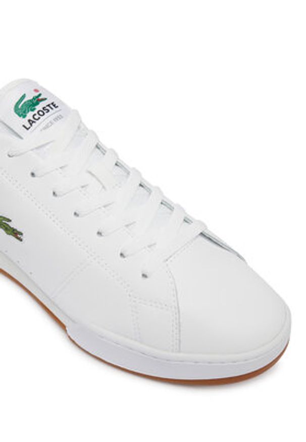 Lacoste Sneakersy Carnaby Cup 49SMA0036 Biały. Kolor: biały. Materiał: skóra