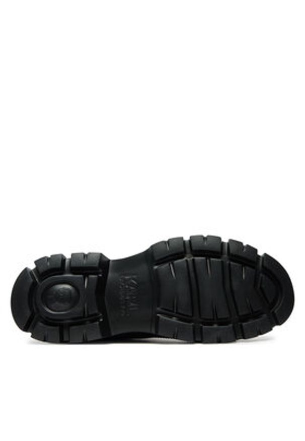 Karl Lagerfeld - KARL LAGERFELD Trapery KL25234 Czarny. Kolor: czarny. Materiał: skóra