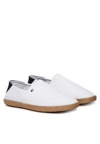 TOMMY HILFIGER - Tommy Hilfiger Espadryle Core Hilfiger Espadrille Textile FM0FM05792 Biały. Kolor: biały. Materiał: materiał #4