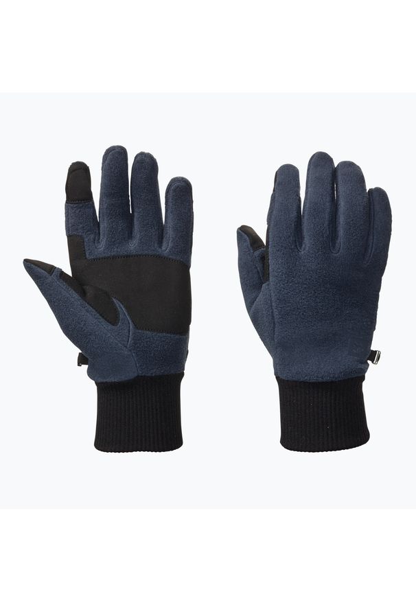 Rękawiczki trekkingowe Jack Wolfskin Vertigo. Kolor: niebieski. Sport: turystyka piesza