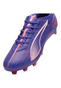 Buty Puma Ultra 5 Play FG/AG 107689 01 fioletowe. Zapięcie: sznurówki. Kolor: fioletowy. Materiał: materiał, włókno. Szerokość cholewki: normalna. Sport: piłka nożna #4