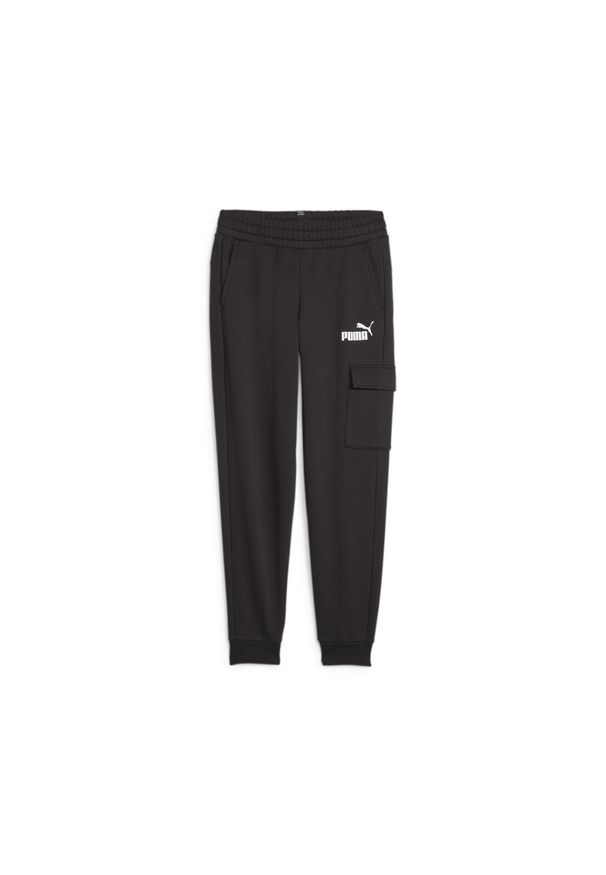 Dziecięce spodnie cargo Puma Essentials FL. Kolor: czarny. Sport: fitness, joga i pilates