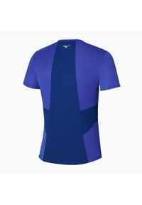 Koszulka do biegania męska Mizuno DryAeroFlow Tee reflexblue. Kolor: niebieski. Długość rękawa: długi rękaw