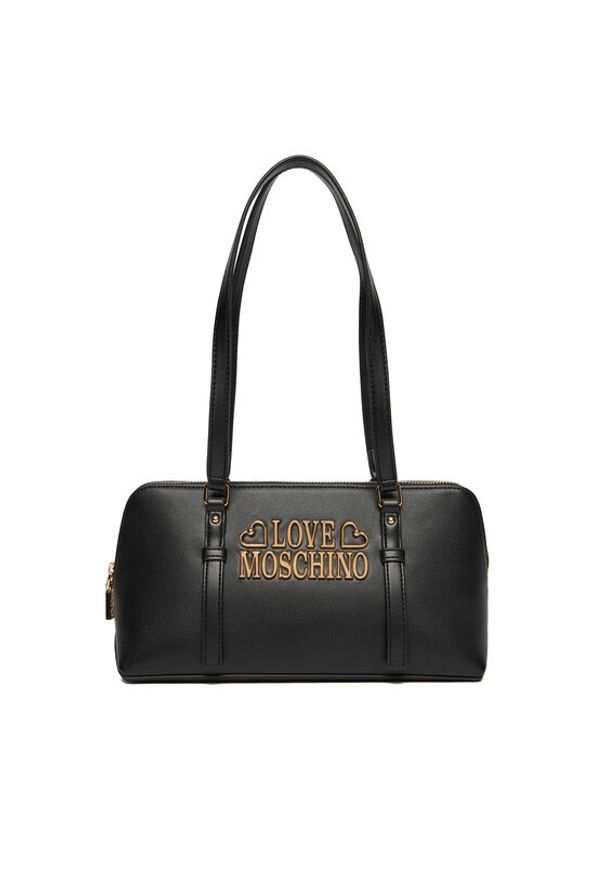 Love Moschino - LOVE MOSCHINO Torebka JC4332PP0NK1300A Czarny. Kolor: czarny. Materiał: skórzane