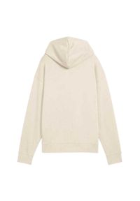 Puma - Damska Bluza Z Kapturem ESS Script Comfort. Typ kołnierza: kaptur. Kolor: beżowy