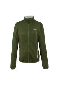 Regatta - Bluza Polarowa Damska Pełen Suwak Newhill II. Kolor: biały, beżowy, wielokolorowy, zielony. Materiał: polar. Sezon: zima. Styl: sportowy. Sport: turystyka piesza #1