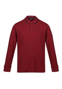 Regatta - Koszulka Polo Męska Leaonzo. Typ kołnierza: polo. Kolor: czerwony #1
