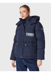 Tommy Jeans Kurtka puchowa A-Line Fashion DW0DW14307 Granatowy Oversize. Kolor: niebieski. Materiał: puch, syntetyk #1