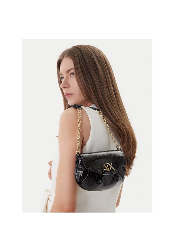 Torebka Armani Exchange. Kolor: czarny