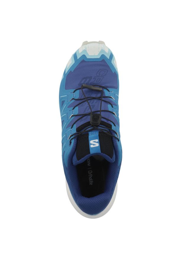 salomon - Buty do biegania męskie Salomon Speedcross 6 Lapis. Kolor: niebieski. Materiał: syntetyk, materiał. Szerokość cholewki: normalna. Model: Salomon Speedcross. Sport: bieganie