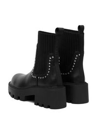 DeeZee Botki 67091-5 Czarny. Kolor: czarny. Materiał: materiał #6