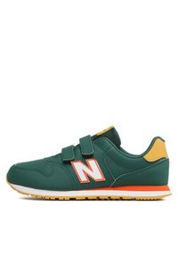 New Balance Sneakersy GV500GG1 Zielony. Kolor: zielony. Materiał: skóra