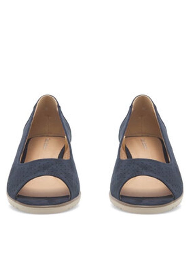 Clara Barson Półbuty WYL3397-4 Granatowy. Kolor: niebieski. Materiał: skóra