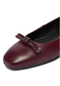 MEXX Baleriny CEO-MX/037C-RST Bordowy. Kolor: czerwony. Materiał: skóra #4