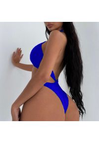 Intica - Strój kąpielowy z wiązaniem na szyi idealny na plażę Regiena. Kolor: wielokolorowy. Materiał: materiał #11