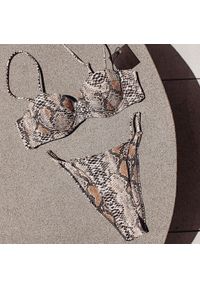 Intica - Dwuczęściowy strój kąpielowy wężowy wzór plaża basen Kathyrn. Materiał: materiał #1