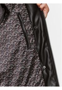 Guess Kurtka przejściowa W3BL30 WFSP0 Czarny Regular Fit. Kolor: czarny. Materiał: skóra #3