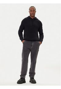 JOOP! Jeans Sweter 15 JJK-18Harrio 30049660 Czarny Modern Fit. Kolor: czarny. Materiał: bawełna
