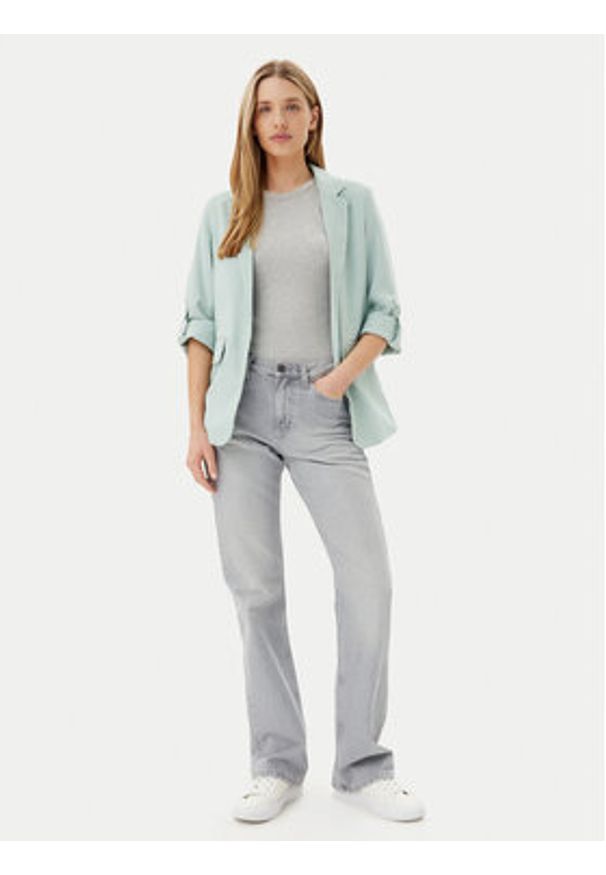only - ONLY Marynarka Aris 15310839 Zielony Loose Fit. Kolor: zielony. Materiał: wiskoza