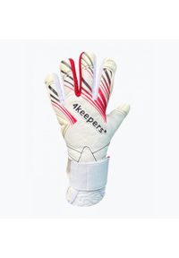 4KEEPERS - Rękawice bramkarskie dziecięce 4keepers Soft Opal NC Jr. Kolor: biały. Sport: piłka nożna