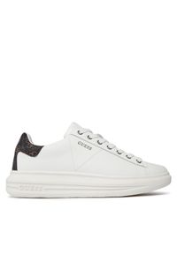 Guess Sneakersy Vibo FM8VIB FAP12 Biały. Kolor: biały. Materiał: skóra