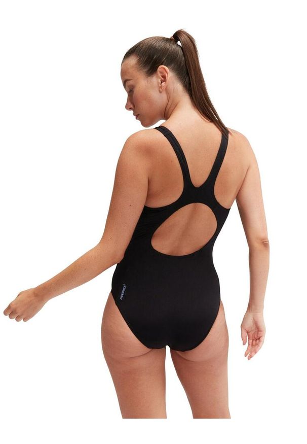 Damski kostium kąpielowy 1-częściowy Speedo Eco+ Placem Muscleb. Kolor: niebieski