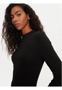Imperial Sukienka codzienna AFBFIMU Czarny Regular Fit. Okazja: na co dzień. Kolor: czarny. Materiał: wiskoza. Typ sukienki: proste. Styl: casual #5