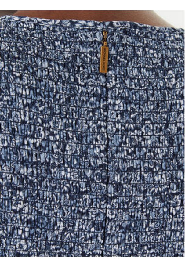 MICHAEL Michael Kors Sukienka letnia MS6836FKMN Granatowy Regular Fit. Kolor: niebieski. Materiał: syntetyk. Sezon: lato