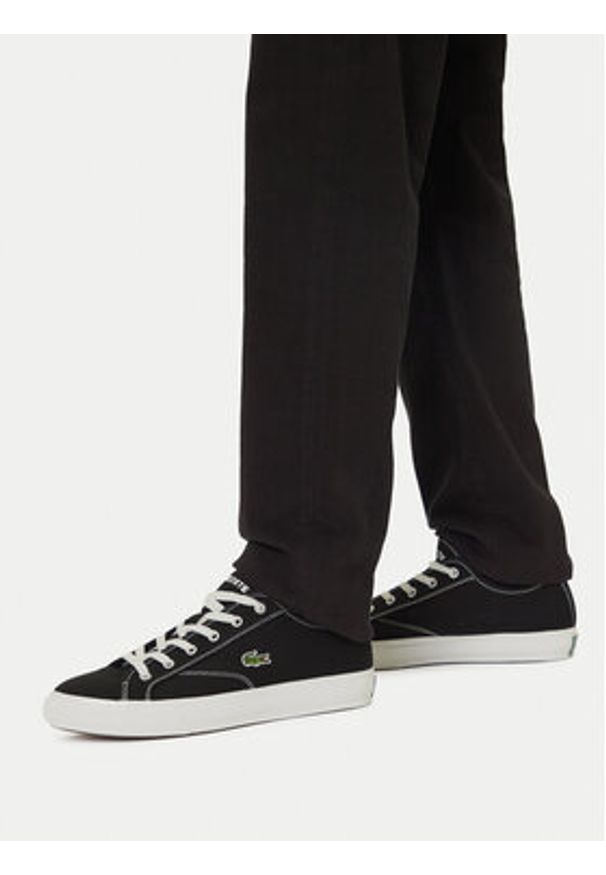Lacoste Tenisówki Backcourt 7-49CMA0017 Czarny. Kolor: czarny. Materiał: materiał