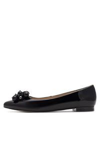 Sergio Bardi Baleriny WFA1572-17Z-SB Czarny. Kolor: czarny. Materiał: lakier, skóra #6