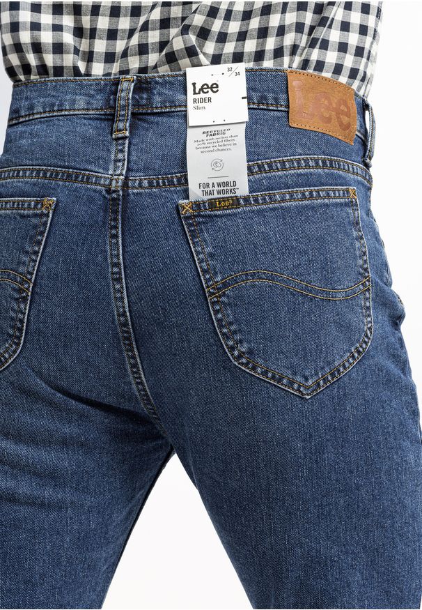 Lee - LEE RIDER MĘSKIE SPODNIE JEANSOWE JEANSY DŻINSY AFTER HOURS L701UND12