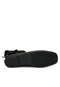 Tommy Jeans Baleriny Tjw Ballerina With Laces EN0EN02939 Czarny. Kolor: czarny. Materiał: skóra #3