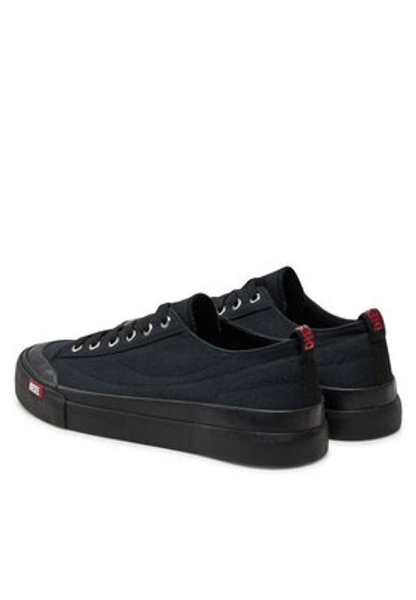 Diesel Trampki Y03332 P2994 T8013 Czarny. Kolor: czarny. Materiał: materiał, bawełna