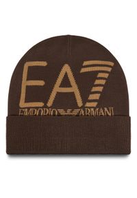 EA7 Emporio Armani Czapka 7X000006 AF11994 M6162 Brązowy. Kolor: brązowy. Materiał: akryl, materiał