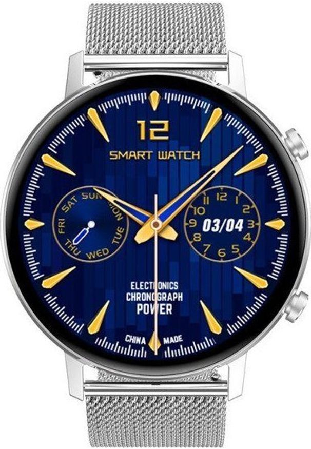 Smartwatch Martech DT96 Srebrny. Rodzaj zegarka: smartwatch. Kolor: srebrny