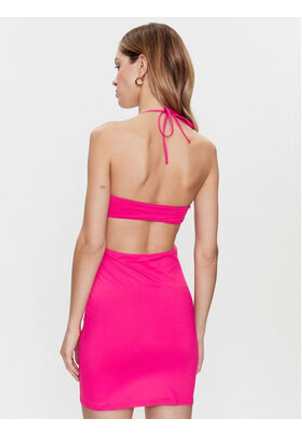 Pinko Sukienka letnia Attesa 101047 A0S7 Różowy Slim Fit. Kolor: różowy. Materiał: syntetyk. Sezon: lato