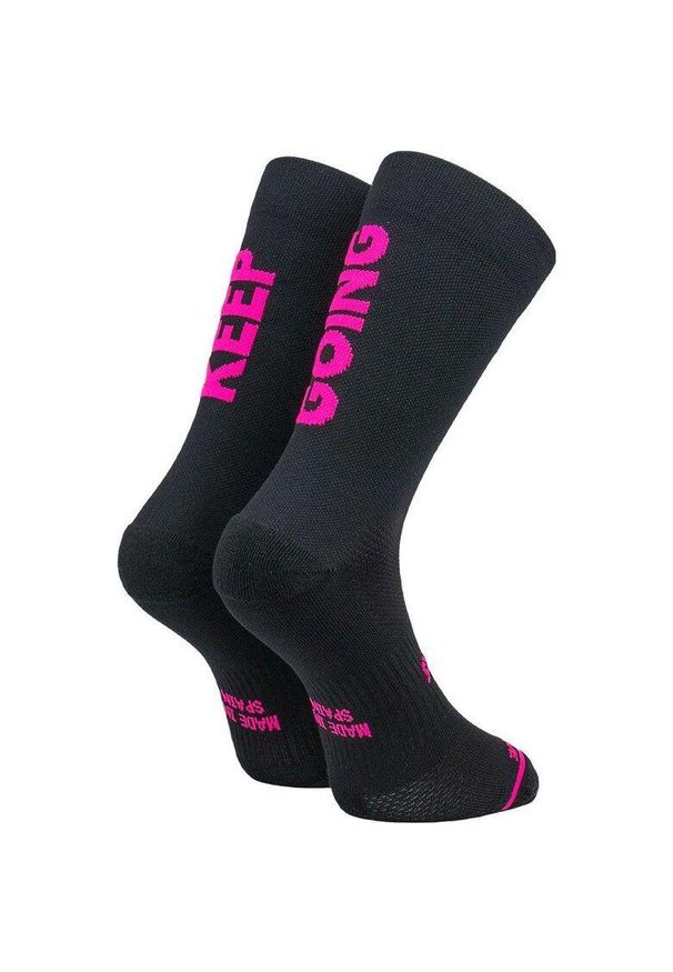 SPORCKS - Skarpetki Sporcks Keep Going. Kolor: czarny