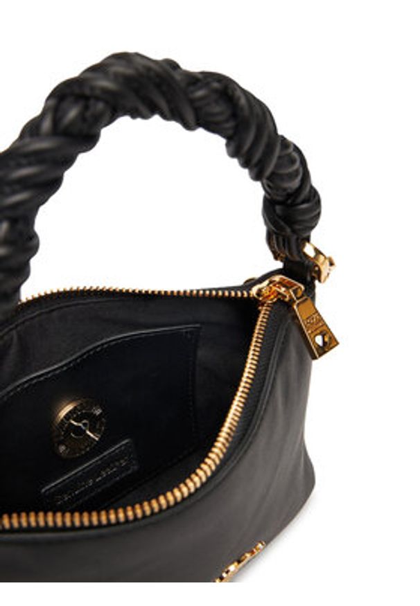 Love Moschino - LOVE MOSCHINO Torebka JC4312PP0MK1300A Czarny. Kolor: czarny. Materiał: skórzane