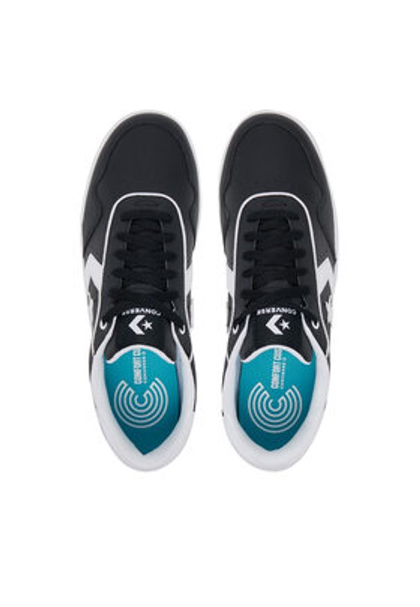 Converse Sneakersy A13317C Czarny. Kolor: czarny. Materiał: skóra
