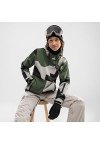 SIROKO - Kurtka snowboardowa damska W1-W Snowy. Kolor: zielony. Materiał: softshell, materiał. Sport: snowboard