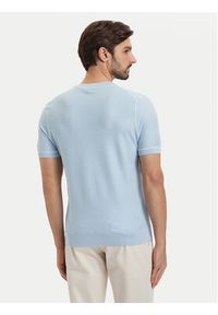 BOSS Sweter H-Nalon 50560482 Niebieski Regular Fit. Kolor: niebieski. Materiał: bawełna #4