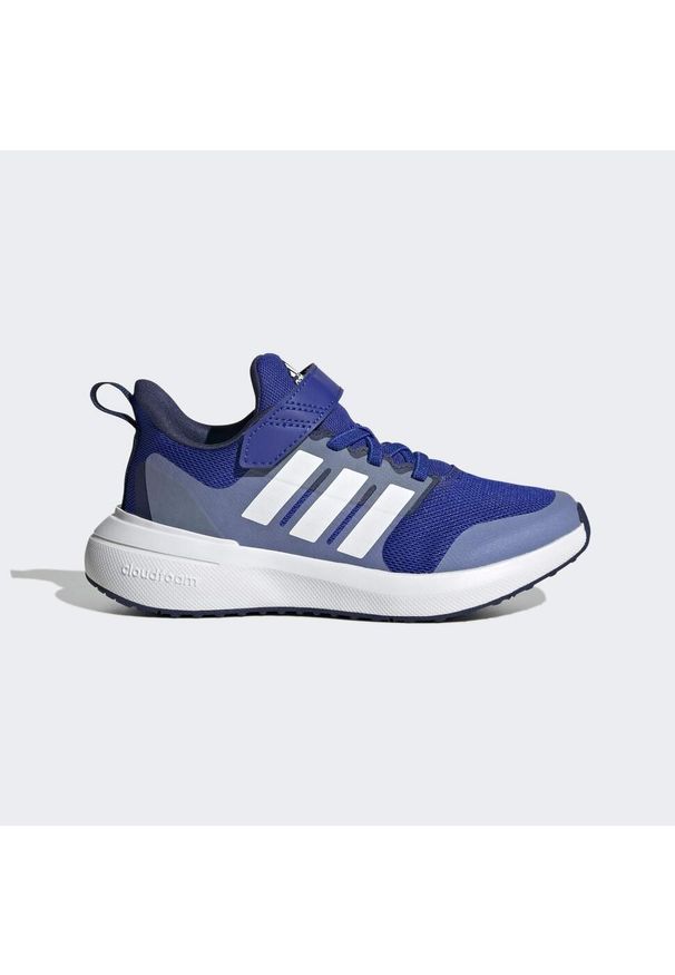 Buty do chodzenia dla dzieci Adidas FortaRun 2.0 Cloudfoam Elastic Lace. Kolor: biały, niebieski, wielokolorowy. Materiał: materiał. Model: Adidas Cloudfoam. Sport: turystyka piesza