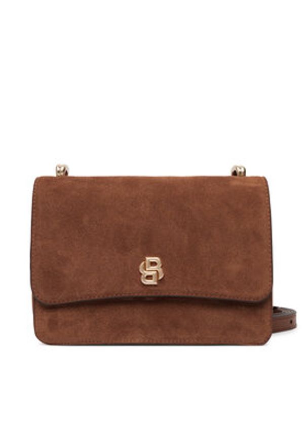 BOSS Torebka Boss Beyond Crossb S 50557961 Brązowy. Kolor: brązowy. Materiał: zamszowe, skórzane