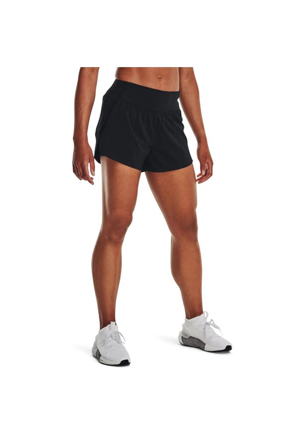 Spodenki sportowe damskie Under Armour Flex Woven 2-In-1. Kolor: czarny