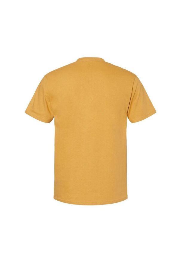 GILDAN - Koszulka Unisex Dla Dorosłych Softstyle Midweight. Kolor: żółty. Materiał: bawełna. Sport: turystyka piesza