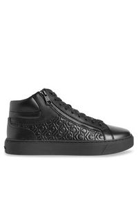 Calvin Klein Sneakersy High Top Lace Up W/Zip Mono HM0HM01180 Czarny. Kolor: czarny #2