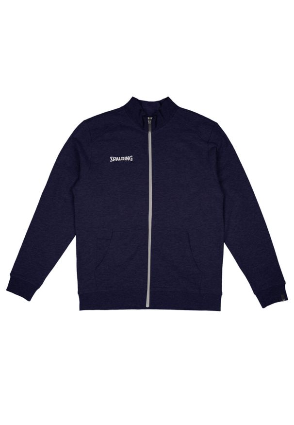 SPALDING - Bluza pełny zamek błyskawiczny Spalding Flow. Kolor: niebieski. Sport: koszykówka