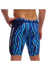 Spodenki FUNKY TRUNKS Snork City - jammery chłopięce. Kolor: niebieski
