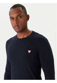 Guess Longsleeve M2YI28 J1314 Granatowy Slim Fit. Kolor: niebieski. Materiał: bawełna. Długość rękawa: długi rękaw #5